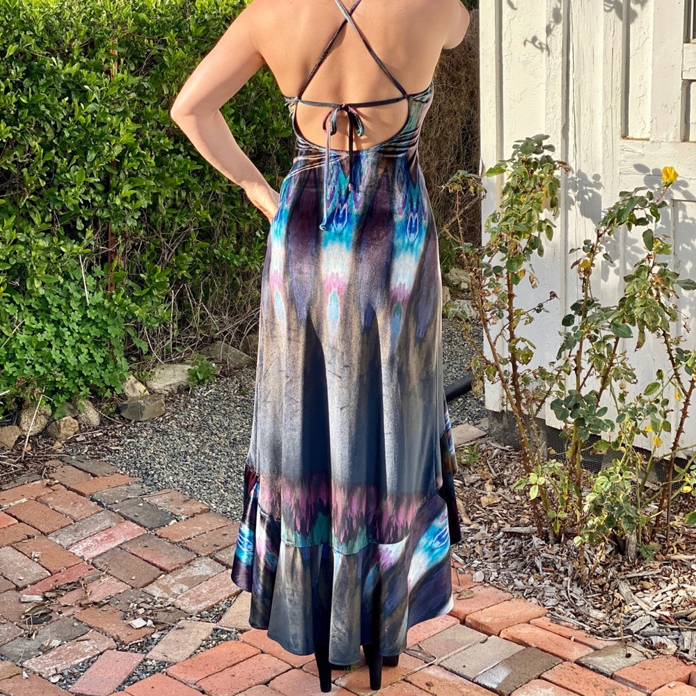 Sky Velvet Dress